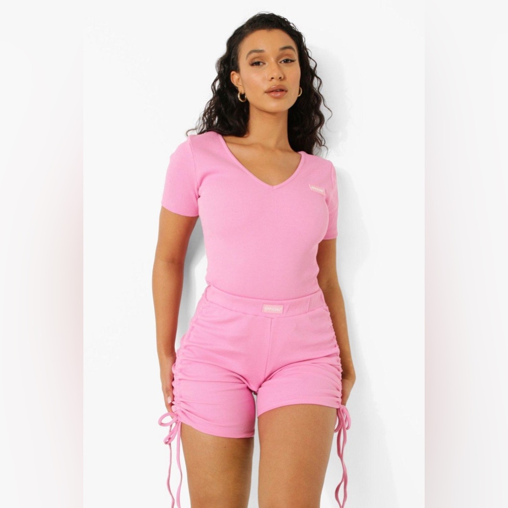 V neck bodysuit